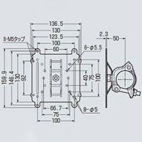 防犯カメラ取付ボックス用単管サポート_選択画像04