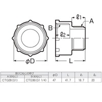φ28xφ36mm[フレキ管用]異径アダプター_選択画像03