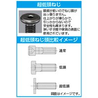 M10x12六角穴付ボルト(超低頭小径/生地/1本_選択画像03