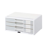 349x253x162mm/3段レターケース(カギ付)