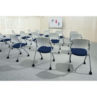 折り畳み椅子(キャスター付/ブルー)_選択画像04