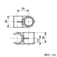 パイプ棚用3方向プラスチックジョイント(IV_選択画像04