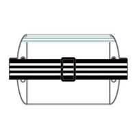 145x87mm腕章名札(差込式･白)_選択画像02