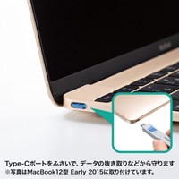 TypeCポート取付セキュリティキット(青)_選択画像02