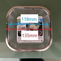 135x135x45mmミニ角ざる(ステンレス製)_選択画像02