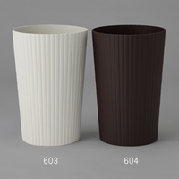 φ225x340/10Lダストボックス(丸型/茶/6個)_選択画像02
