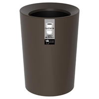 φ222x318/6.7Lダストボックス(丸型/茶/3個