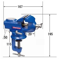 60mmベンチバイス(回転台/クランプ式)_選択画像04
