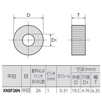 #26/P1.00mmローレット(平目)_選択画像04