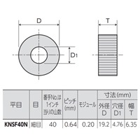 #40/P0.64mmローレット(平目)_選択画像04