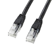 10mLANケーブル(CAT6/つめ折れ防止/黒)