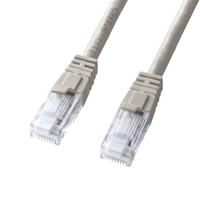 20mLANケーブル(CAT6/つめ折れ防止/Lグレー