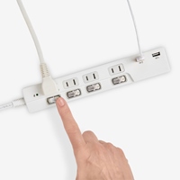 100V/14Ax2mテーブルタップ(USB口/個別切_選択画像03