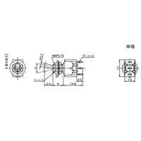 125V/6A　単極双投トグルスイッチ_選択画像03