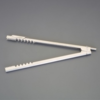 375mm 炭バサミ(火吹き機能付/ステンレス)