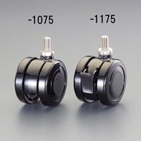 75キャスタ(ツイン/ナイロン/ブレーキ/SUS