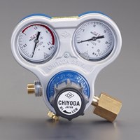 酸素調整器(関東式雌ネジ/乾式安全器内蔵型