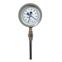 0- 100度/0-1.0MPa/φ 100mm 温圧計(立型)