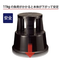 φ290xφ440x 435mm 踏台(樹脂製/車輪付)_選択画像03
