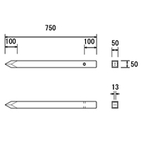 50x50x750mm 角杭(穴あり)_選択画像04