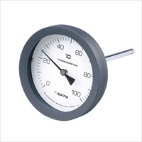 0-100度/100mm バイメタル式温度計