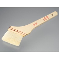 70mm 合成樹脂塗料用薄口刷毛(山羊毛/筋違)