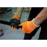 [XL/225mm] 手袋(ニトリルゴムコート/橙)_選択画像03