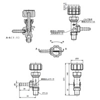 R1/8 inxφ6.0mmニードルバルブ(ステム型)_選択画像04