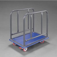 740x480x770/150kg運搬車(手摺付/赤タイヤ)