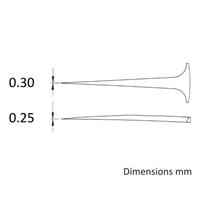 0.3x110 精密用ピンセット(エポキシコート)_選択画像04