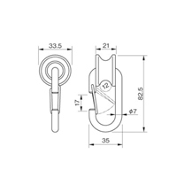 30kg/φ12mm プーリーフック(ステンレス製)_選択画像04