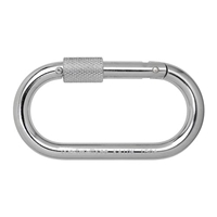 89x36x10mm カラビナ(スチール製/安全環付)