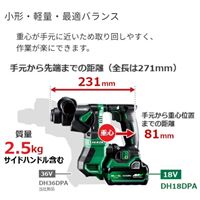 DC18.0V/18mm ハンマードリル(充電式)_選択画像02