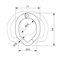 φ48.6mm/10mm シートフック(単管用/2個)_選択画像04