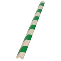 48x48x900クッションガード(油面用/白緑/2