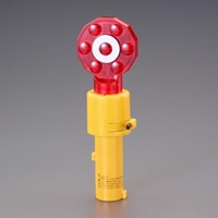 [単1x2本] LED現場保安灯(夜間自動点滅)