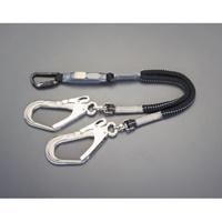 墜落制止用器具用ツインランヤード(伸縮式)