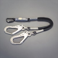 墜落制止用器具用ツインランヤード(伸縮式)