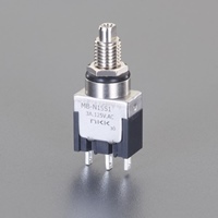 125V/3A 押しボタンスイッチ(2極双投/小型)