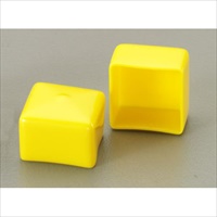 25x20mm 角型保護キャップ(イエロー/2個)