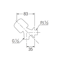 PJ1/2 in 1ハンドルシャワー水栓_選択画像03