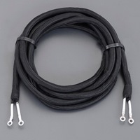 300V/7A/2.0m 丸打ちコード(黒)