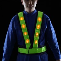 LED安全ベスト(紺/黄)_選択画像04