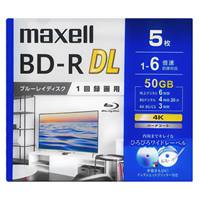 50GB BD-R(ビデオ用 4倍速/5枚)
