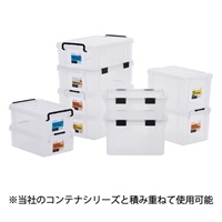 525x381x187収納ケース(バックル/透明/5個)_選択画像03