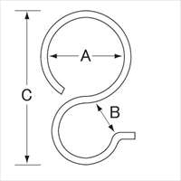 48.6mm 単管パイプフック(P型/5個)_選択画像03