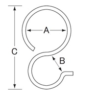 48.6mm 単管パイプフック(P型/5個)_選択画像04