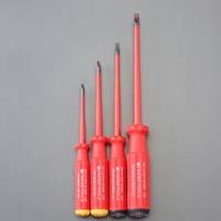 4本組 [+ -]ドライバー(絶縁細軸)