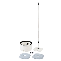 マイクロファイバー回転モップ(分離バケツ)