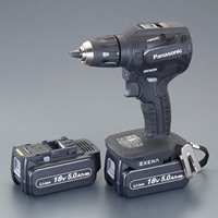 DC18V/5.0Ah ドライバードリル(黒/充電式)